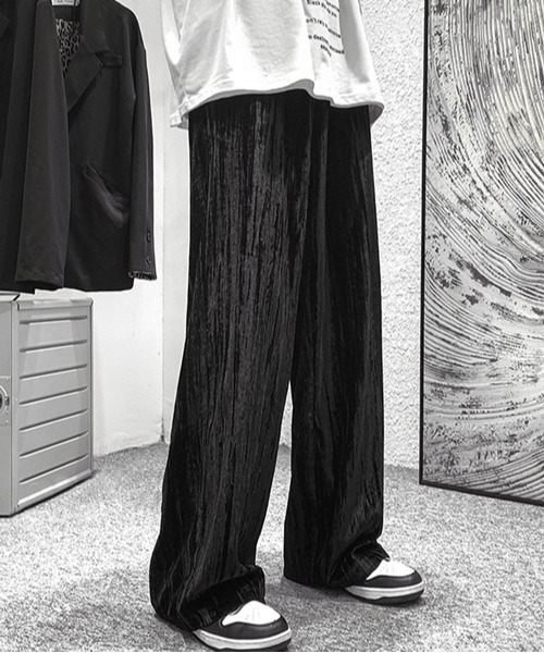 「neos」 イージーパンツ MEDIUM ブラック メンズ_画像5