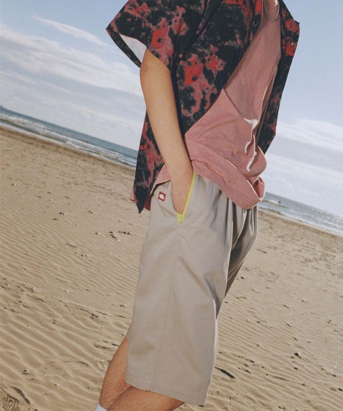 VANS（ヴァンズ） シャツ 半袖 BEACH GETAWAY オープンカラータイダイ