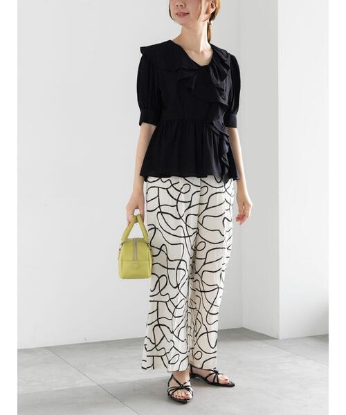 ブラウス シャツ ラッフルフリルブラウス「2025summer catalog item」 レディース セール】 ラッフルフリルブラウス《2025summer catalog item