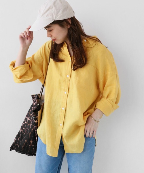 「JOURNAL STANDARD relume」 長袖シャツ FREE イエロー レディース