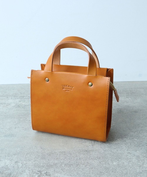 PARICI × TIDEWAY 別注 2way ショルダーバッグ レザー 本革 PAR ICI ショルダーバッグ バッグ TIDEWAY 別注ショルダーBAG