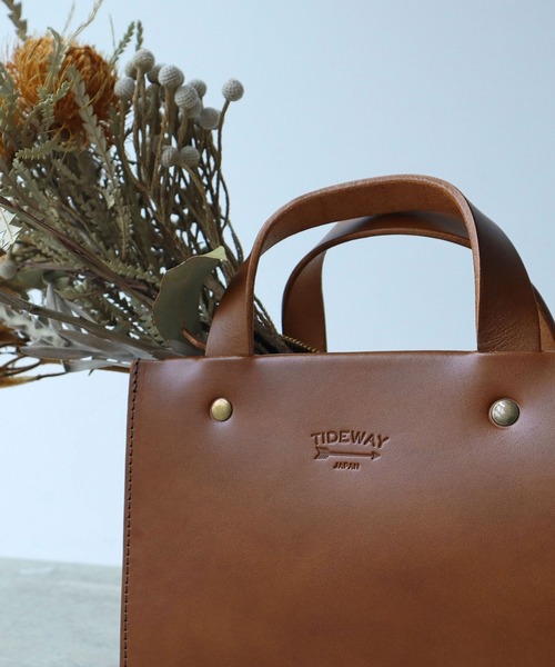PARICI × TIDEWAY 別注 2way ショルダーバッグ レザー 本革 PAR ICI ショルダーバッグ バッグ TIDEWAY 別注ショルダーBAG