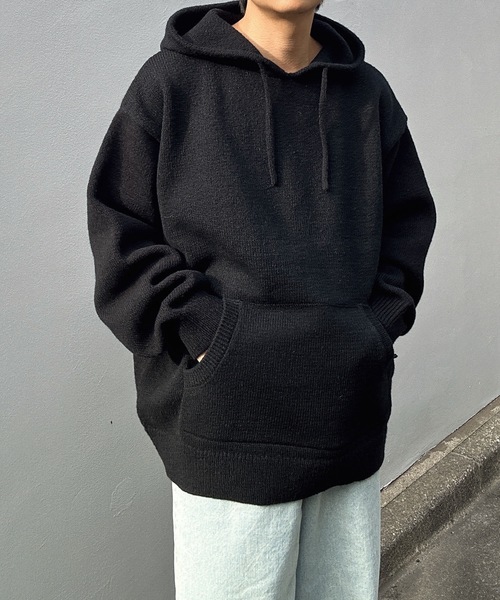 MandO（エムオー） セーター ニット ルーズニットフーディ/ニット