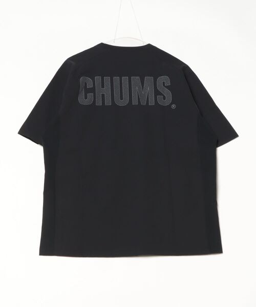「CHUMS」 半袖カットソー L グレー レディース