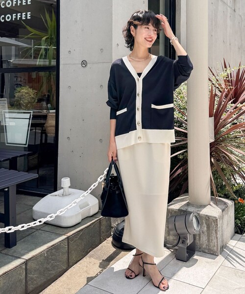 【NOLLEY'S sophi】洗えるノーカラージャケットとスカートセット 新品 ノーカラージャケット｜ジャケット/アウター｜NOLLEY'S sophi