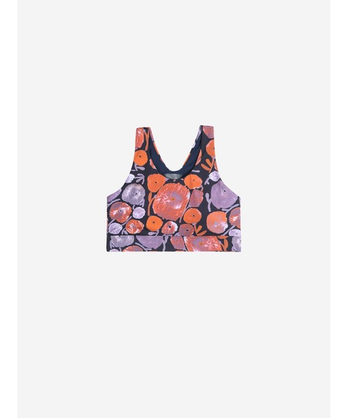 Dahlia pattern sporty top レディース