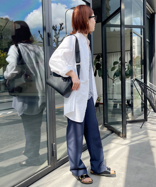 Birkenstock ブラック フラットシューズ Gizeh Flex Platform / ギゼ フレックス プラットフォーム