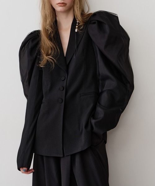 J1U by LA BELLE ETUDE ジャケット ノーカラージャケット パワーパフ