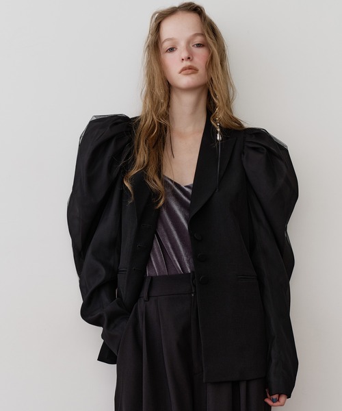 J1U by LA BELLE ETUDE ジャケット ノーカラージャケット パワーパフ