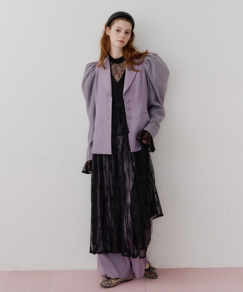 J1U by LA BELLE ETUDE ジャケット ノーカラージャケット パワーパフ