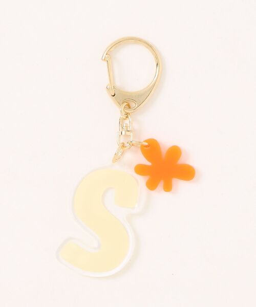 FOUND GOOD（ファウンドグッド） チャーム イニシャルキーホルダー