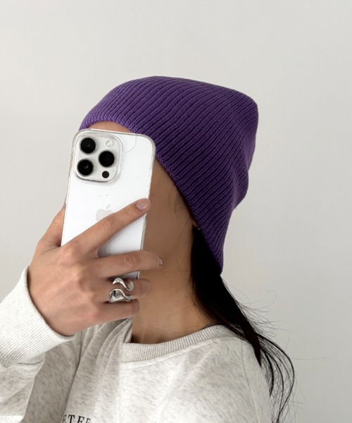 CLEA ニット帽 ニットキャップ 「13色展開」シンプルビーニー
