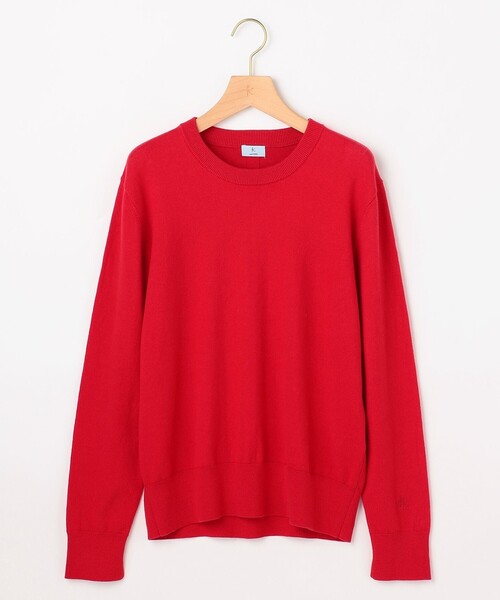 組曲（KUMIKYOKU） ニット セーター コットンカシミヤMIX刺繍入り