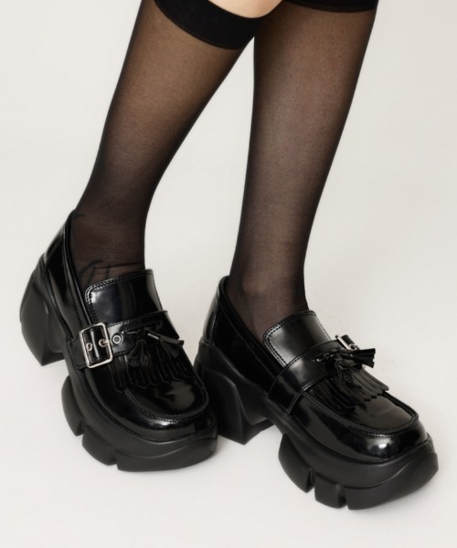 SLY ローファー 「2025AW」CHUNKY SOLE 2WAY LOAFER チャンキー