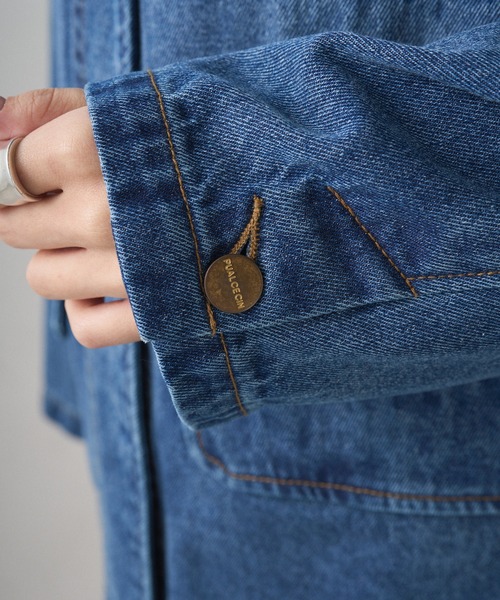 pual ce cin デニムジャケット gジャン デニムサファリジャケット