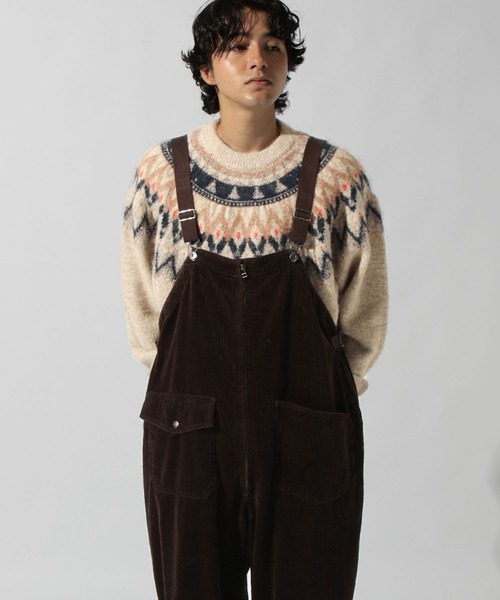 niko and…（ニコアンド） オーバーオール サロペット コーデュロイ