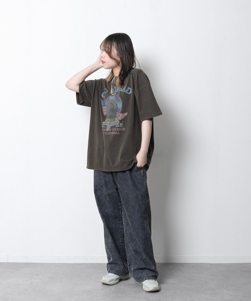 「__gram.」 半袖Tシャツ MEDIUM ブラック メンズ_画像3