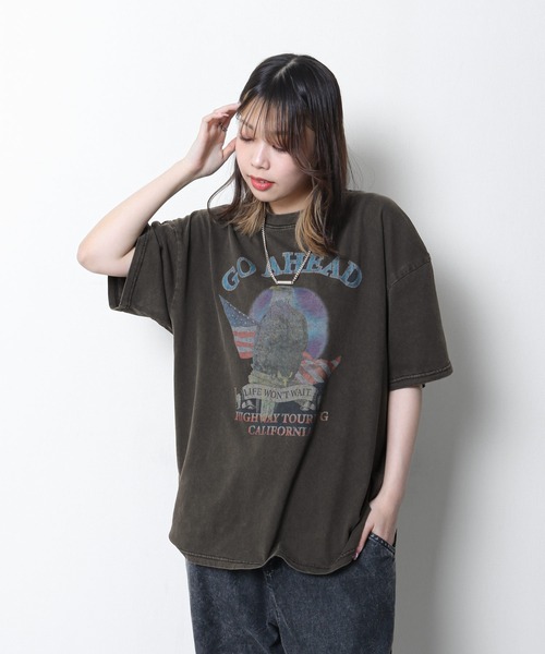「__gram.」 半袖Tシャツ MEDIUM ブラック メンズ_画像4