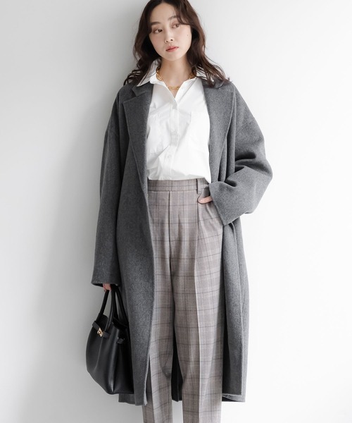 Elura（エルーラ） コート チェスターコート リバーウールコート