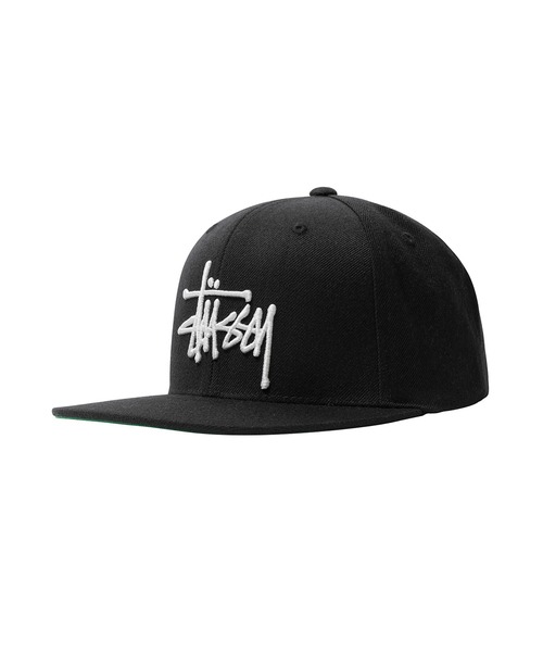 STUSSY 「STUSSY」 キャップ ONE SIZE ブラック メンズ : ZOZOTOWN