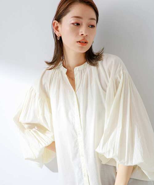 URBAN RESEARCH Sonny Label 長袖ブラウス FREE ホワイト レディース