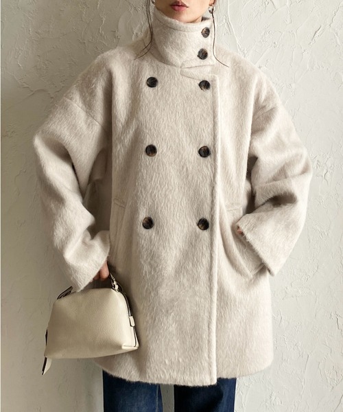 She's Closet ステンカラーコート コート 3WAYスタンドカラーミドル丈