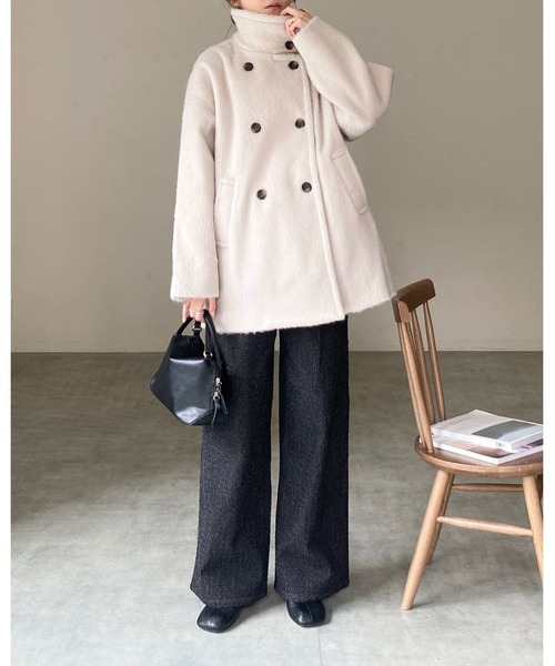 She's Closet ステンカラーコート コート 3WAYスタンドカラーミドル丈