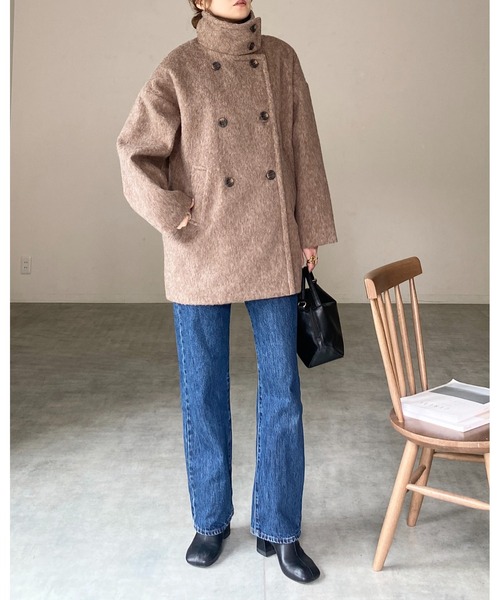 She's Closet ステンカラーコート コート 3WAYスタンドカラーミドル丈
