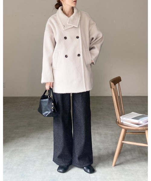 She's Closet ステンカラーコート コート 3WAYスタンドカラーミドル丈