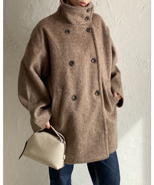 She's Closet ステンカラーコート コート 3WAYスタンドカラーミドル丈