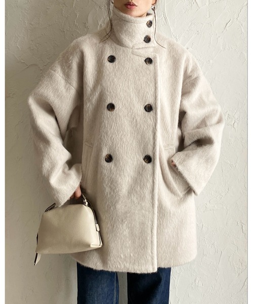 She's Closet ステンカラーコート コート 3WAYスタンドカラーミドル丈