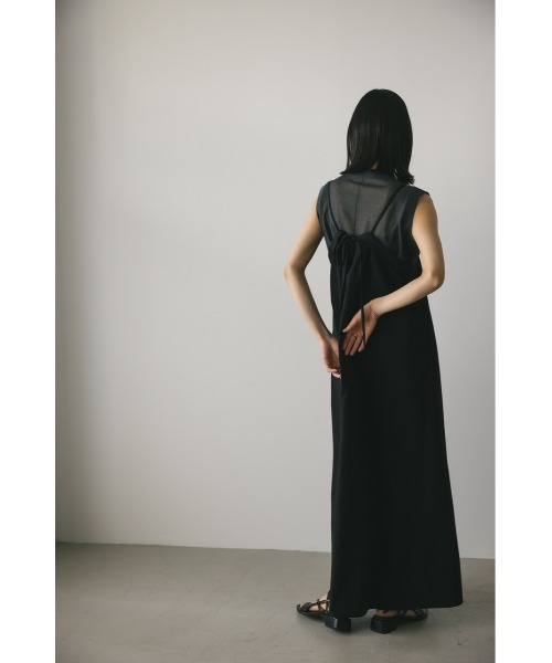 「STYLEMIXER」 キャミソールワンピース MEDIUM ミント レディース_画像4