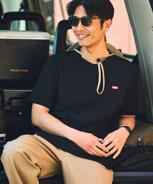 「FREAK'S STORE」 「chums」半袖Tシャツ LARGE ブラック メンズの画像3