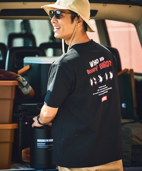 「FREAK'S STORE」 「chums」半袖Tシャツ LARGE ブラック メンズの画像8