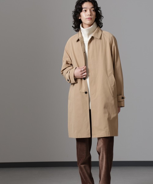 45R　コート　ベージュ　ユニセックス NANO universe（ナノ・ユニバース） ステンカラーコート S ベージュ