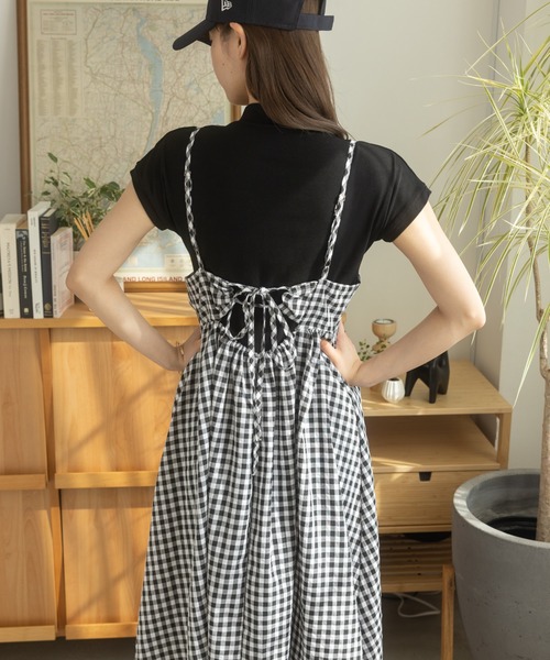 「Ada.」 キャミソールワンピース FREE グレー レディース_画像8