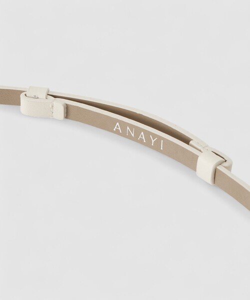 ANAYI（アナイ） ベルト リボンスライドベルト レディース : ZOZOTOWN
