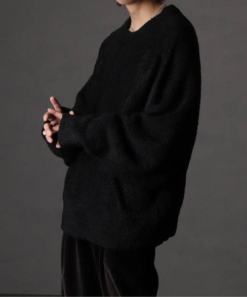 黒ニットです♪ welise（ウェライズ） セーター ニット 「welise/ウェライズ」fluffy
