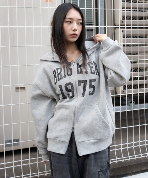 WEGO（ウィゴー） パーカー WEGO/「25年秋冬新作」裏起毛ファーフード