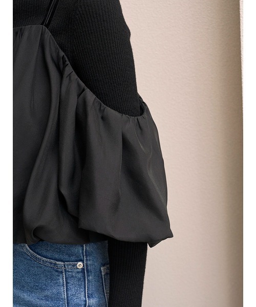 SNIDEL（スナイデル） ニット セーター オフショルレイヤードニット