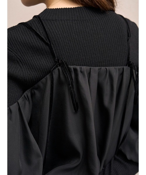 SNIDEL（スナイデル） ニット セーター オフショルレイヤードニット