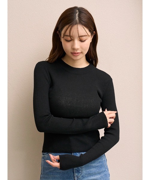 SNIDEL（スナイデル） ニット セーター オフショルレイヤードニット