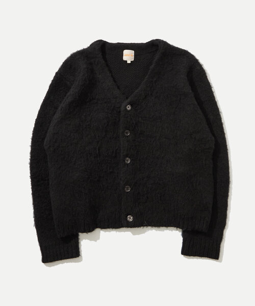 「WHO'S WHO gallery」 「kooky’n」ニットカーディガン LARGE チャコールグレー レディース_画像9