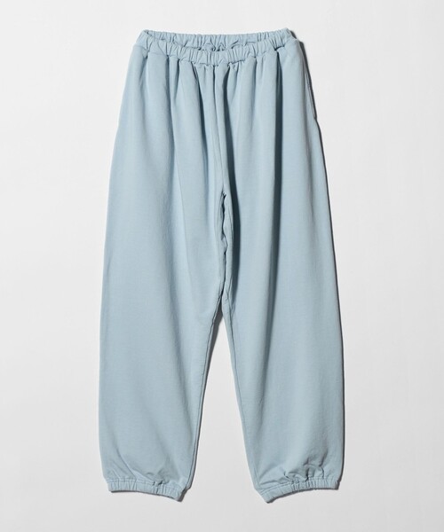 6 スウェットパンツ ジャージ 「6(ROKU)」コットンウラケ ギャザー