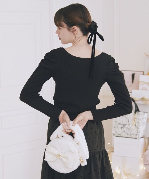 Maison de FLEUR（メゾンドフルール） ハンドバッグ フェイクファー