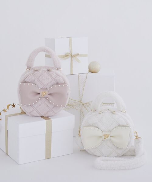 Maison de FLEUR（メゾンドフルール） ハンドバッグ フェイクファー