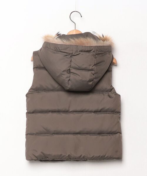 「blanc basque」 ダウンベスト 38 グレー レディース_画像2