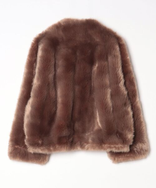 「MERCURYDUO」 ノーカラージャケット FREE ベージュ レディース_画像2