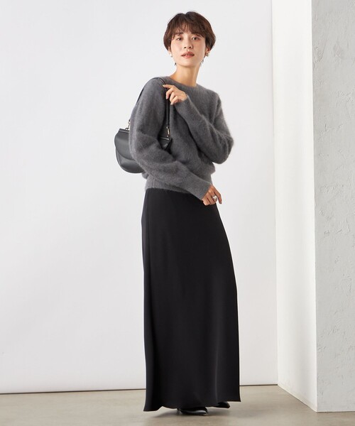 「NOLLEY'S Sophi」 長袖ニット 38 グレー レディース_画像2