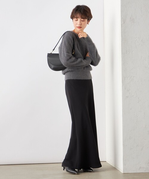 「NOLLEY'S Sophi」 長袖ニット 38 グレー レディース_画像3